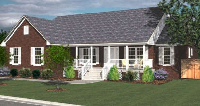 Southern House Plan #4766-00092 Elevation Photo