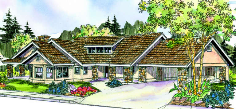 House Plan House Plan #1407 Front Elevation