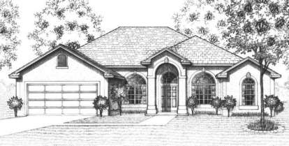 Florida House Plan #4766-00095 Elevation Photo