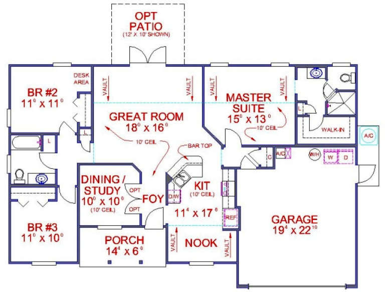 House Plan House Plan #14074 Drawing 1