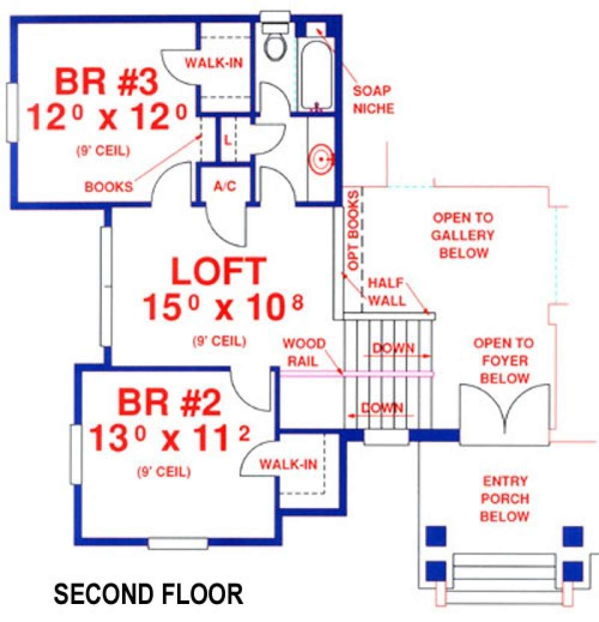 Floorplan 2 for House Plan #4766-00101