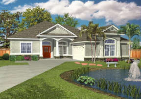 Ranch House Plan #4766-00103 Elevation Photo