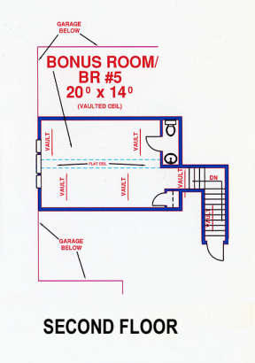 Floorplan 2 for House Plan #4766-00104