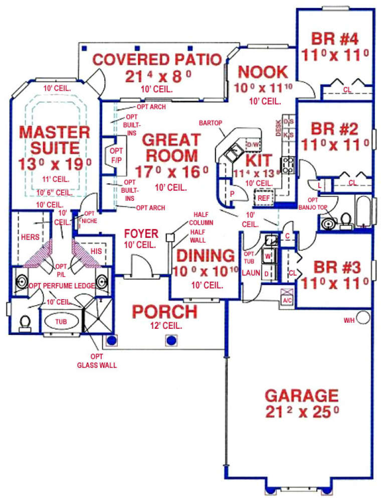 House Plan House Plan #14080 Drawing 1