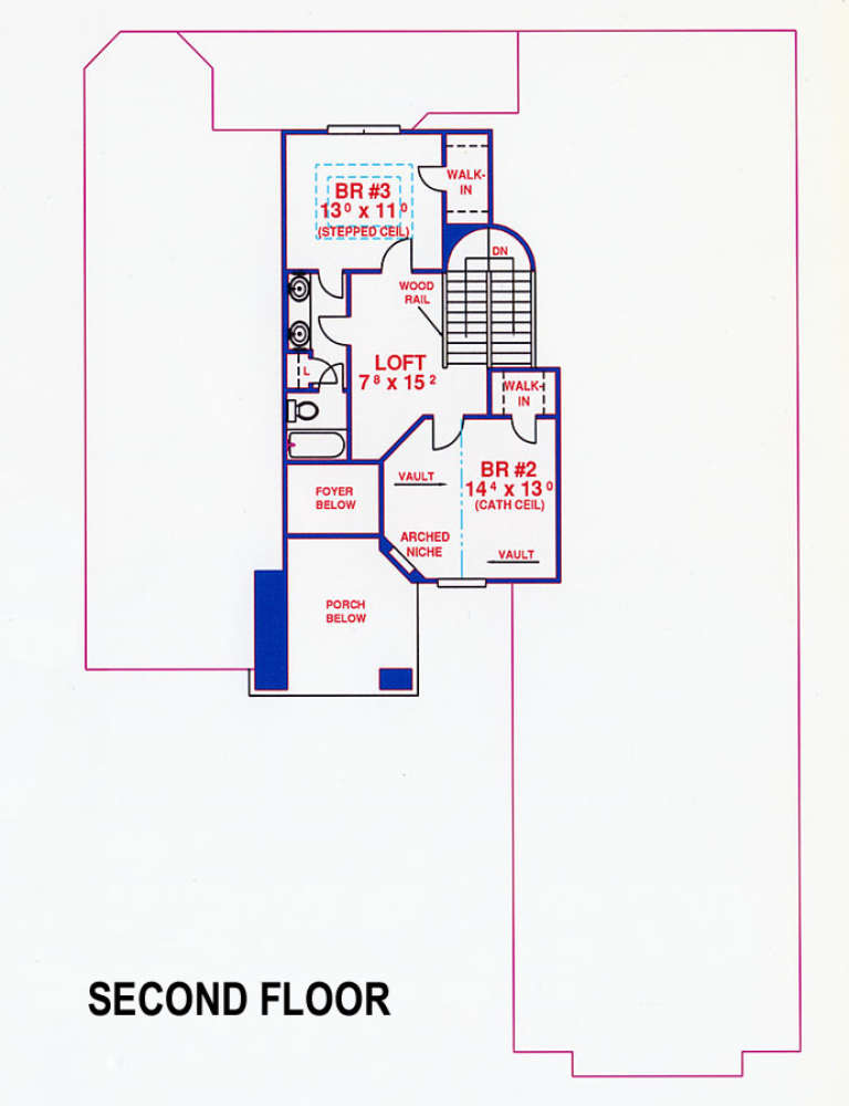 House Plan House Plan #14081 Drawing 2