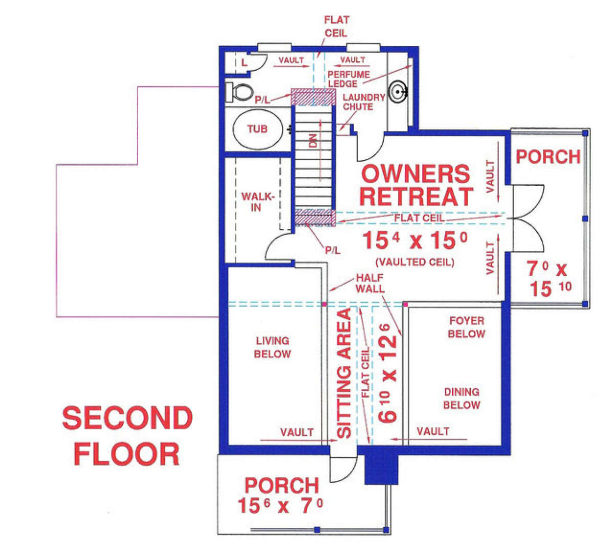 Floorplan 2 for House Plan #4766-00107