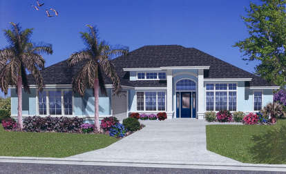 4 Bed, 2 Bath, 2047 Square Foot House Plan - #4766-00108