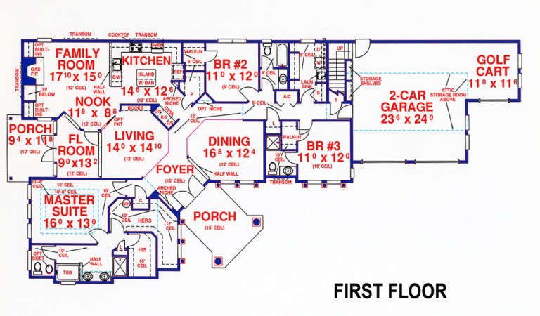 House Plan House Plan #14084 Drawing 1