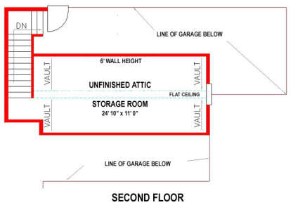 Floorplan 2 for House Plan #4766-00109
