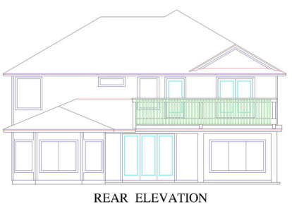 Traditional House Plan #4766-00110 Elevation Photo