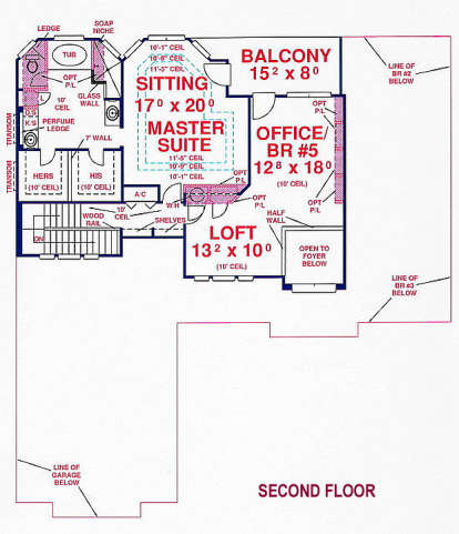 Floorplan 2 for House Plan #4766-00115