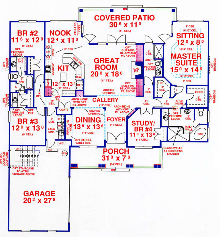 House Plan House Plan #14094 Drawing 1