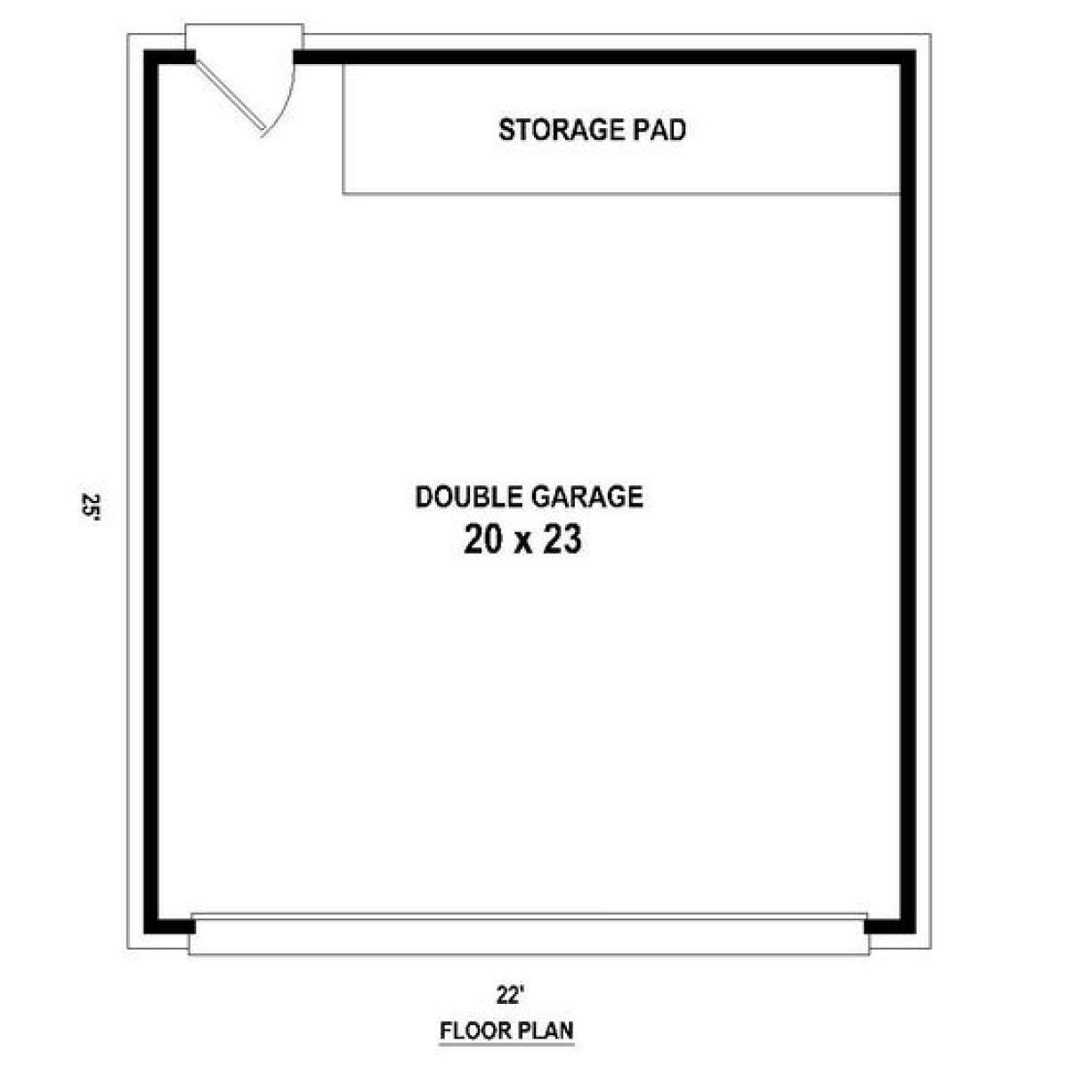 Floorplan 1 for House Plan #053-02873