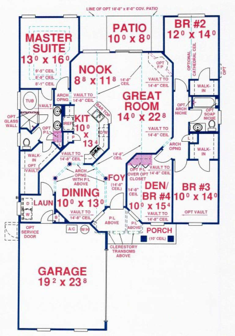 House Plan House Plan #14100 Drawing 1