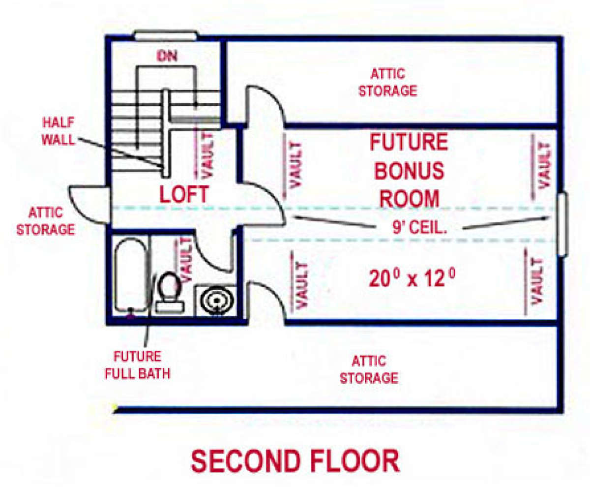 Floorplan 2 for House Plan #4766-00126