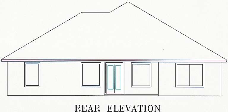 Ranch House Plan #4766-00127 Elevation Photo