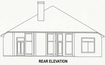Ranch House Plan #4766-00128 Elevation Photo