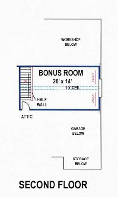 Floorplan 2 for House Plan #4766-00135