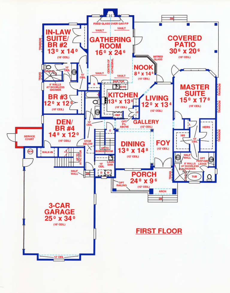 House Plan House Plan #14113 Drawing 1