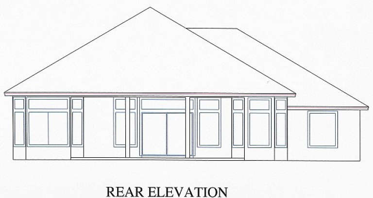 Florida House Plan #4766-00137 Elevation Photo