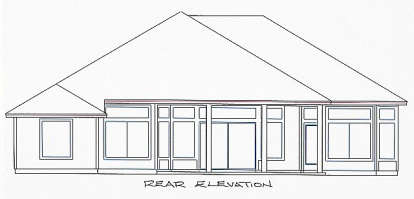Ranch House Plan #4766-00143 Elevation Photo