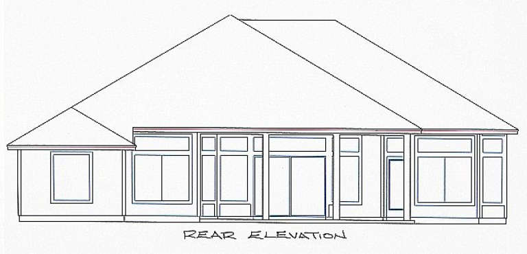 Ranch House Plan #4766-00143 Elevation Photo