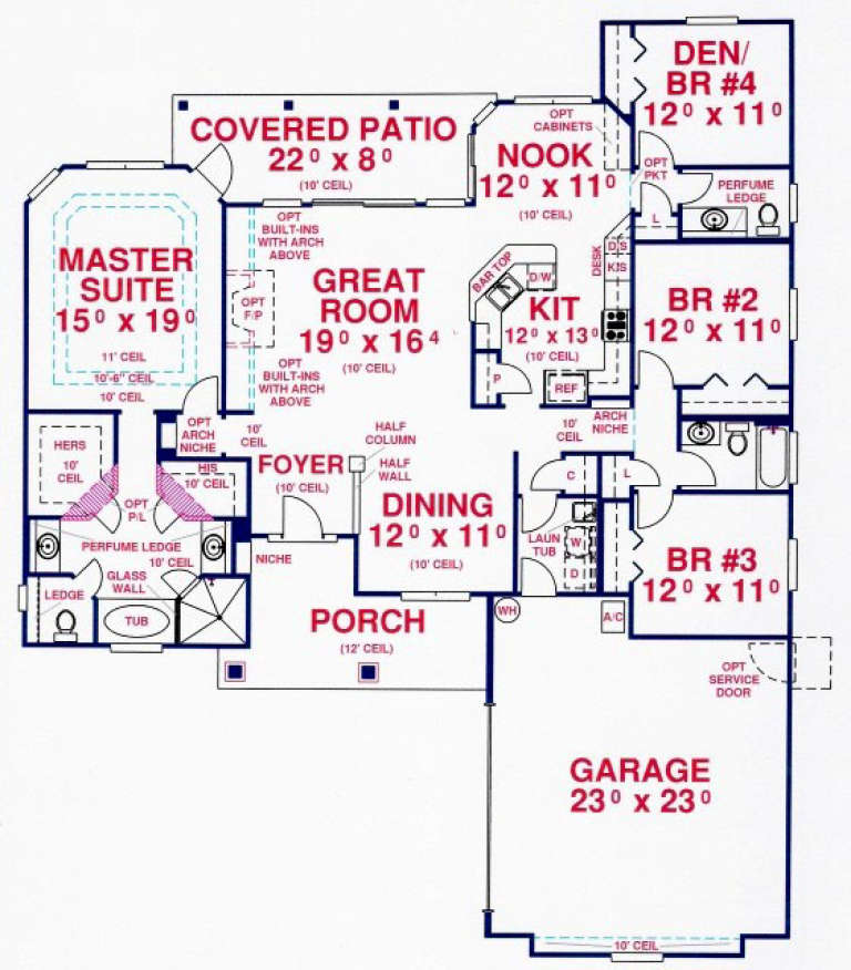 House Plan House Plan #14122 Drawing 1