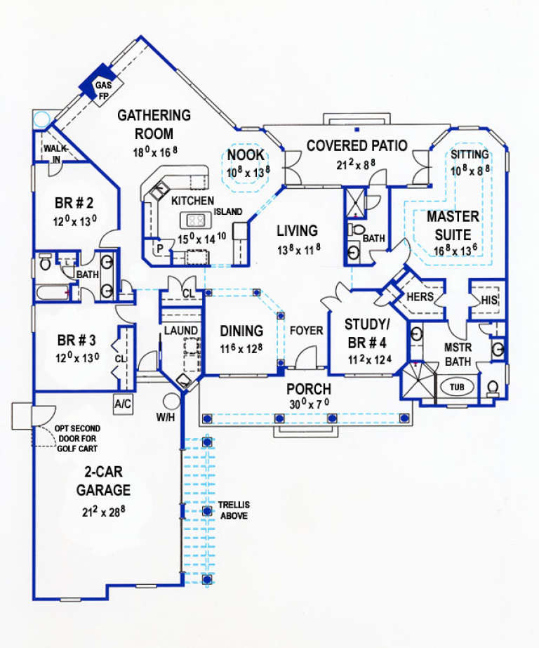 House Plan House Plan #14124 Drawing 1