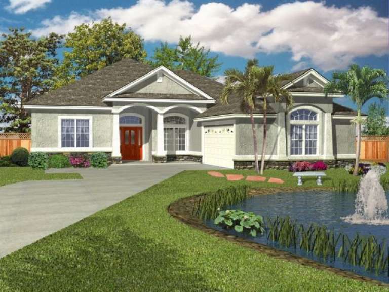 Florida House Plan #4766-00150 Elevation Photo