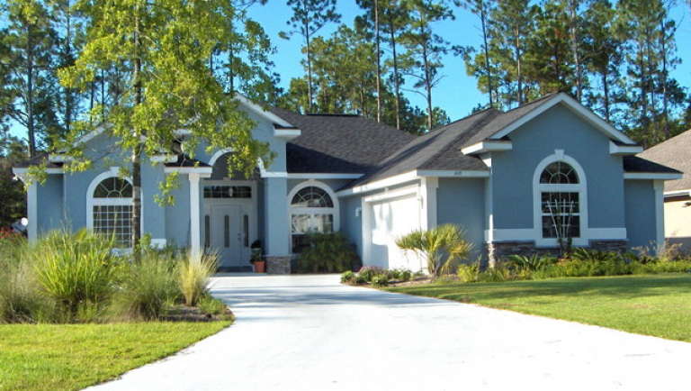 Florida House Plan #4766-00157 Elevation Photo