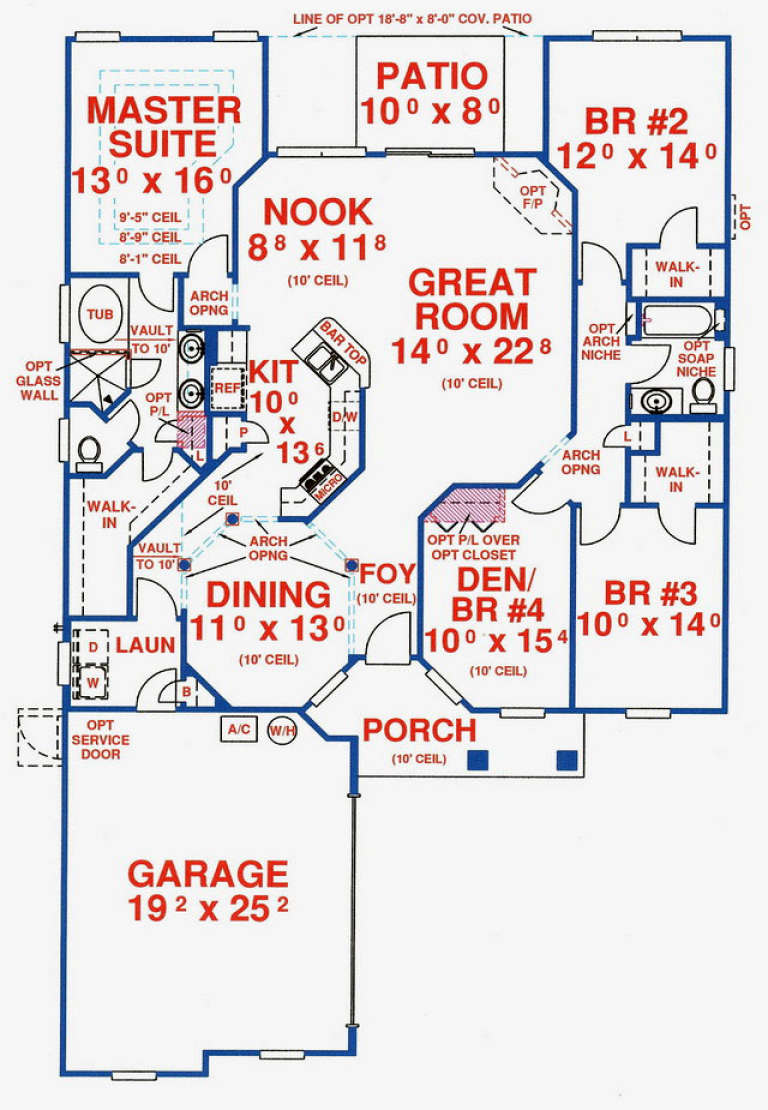 House Plan House Plan #14137 Drawing 1