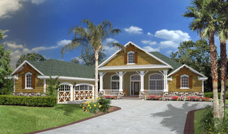 Country House Plan #4766-00166 Elevation Photo