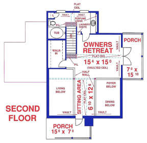 Floorplan 2 for House Plan #4766-00167