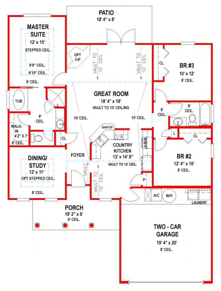 House Plan House Plan #14146 Drawing 1