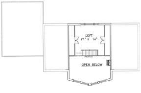 Loft Floor for House Plan #039-00152