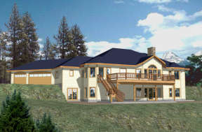 Northwest House Plan #039-00155 Elevation Photo