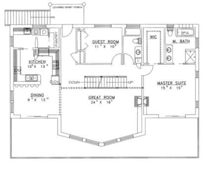 Main Floor for House Plan #039-00156