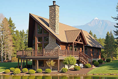 Vacation House Plan #033-00001 Elevation Photo