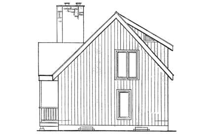 Vacation House Plan #033-00001 Elevation Photo