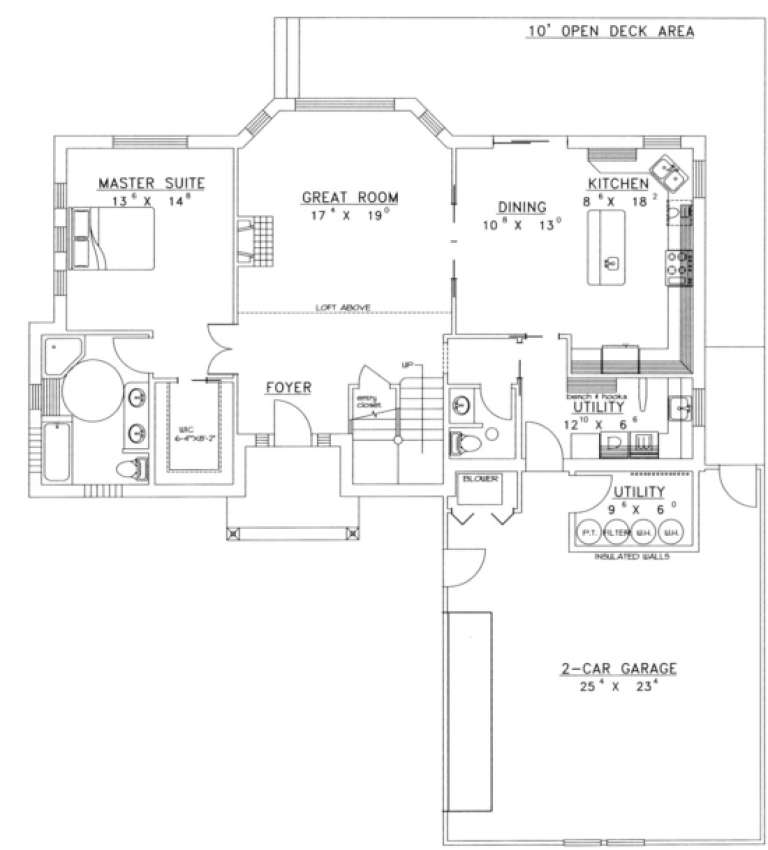 House Plan House Plan #1420 Drawing 1