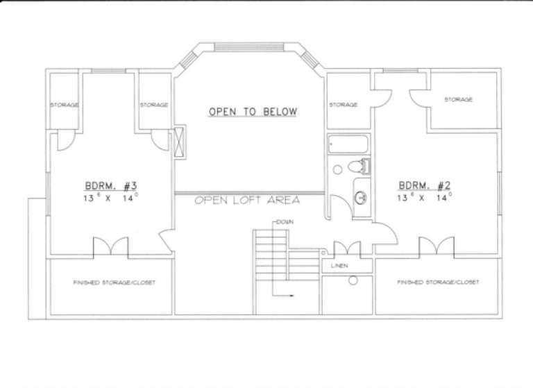House Plan House Plan #1420 Drawing 2