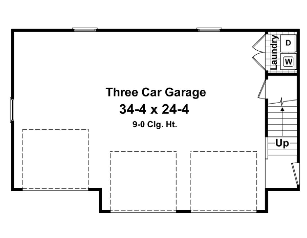 Floorplan 1 for House Plan #348-00209