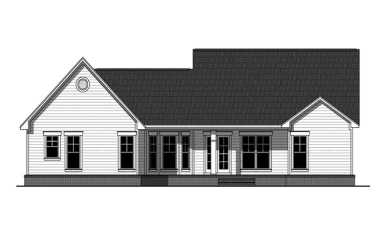 Craftsman House Plan #348-00211 Elevation Photo