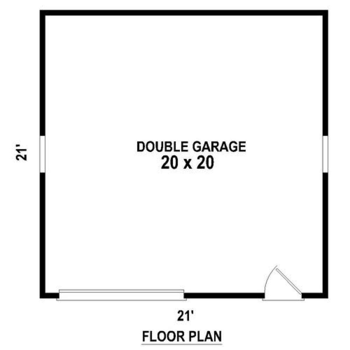 Floorplan 1 for House Plan #053-02888