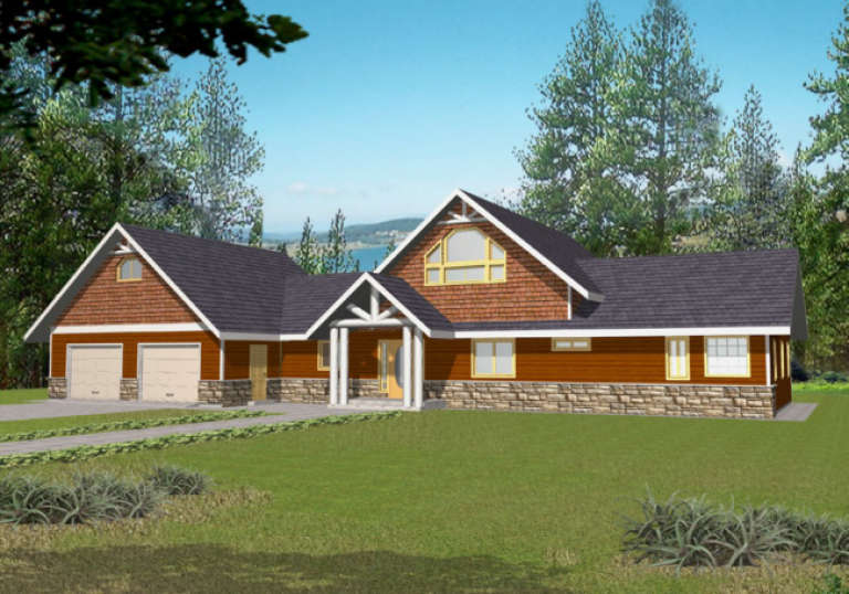 House Plan House Plan #1422 Front ELevation