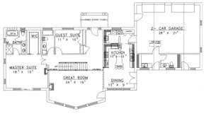 Main Floor for House Plan #039-00159