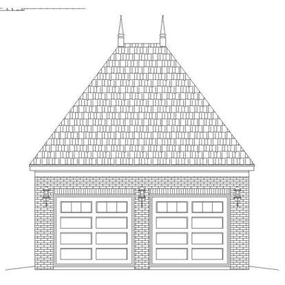 European House Plan #053-02898 Elevation Photo