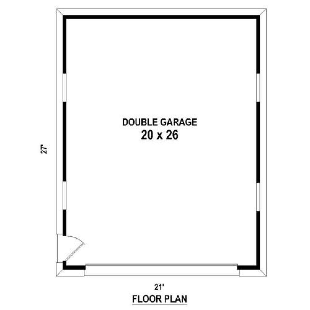 Floorplan 1 for House Plan #053-02899