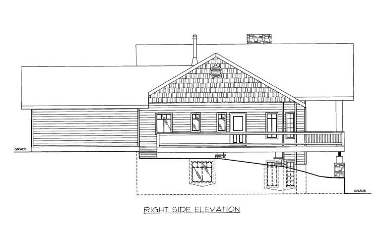 Lake Front House Plan #039-00160 Elevation Photo