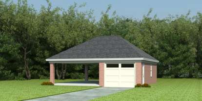 0 Bed, 0 Bath, 277 Square Foot House Plan - #053-02900